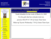 Tablet Screenshot of illinoisextremevb.gametimegym.com