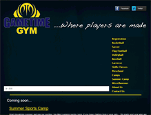 Tablet Screenshot of gametimegym.com